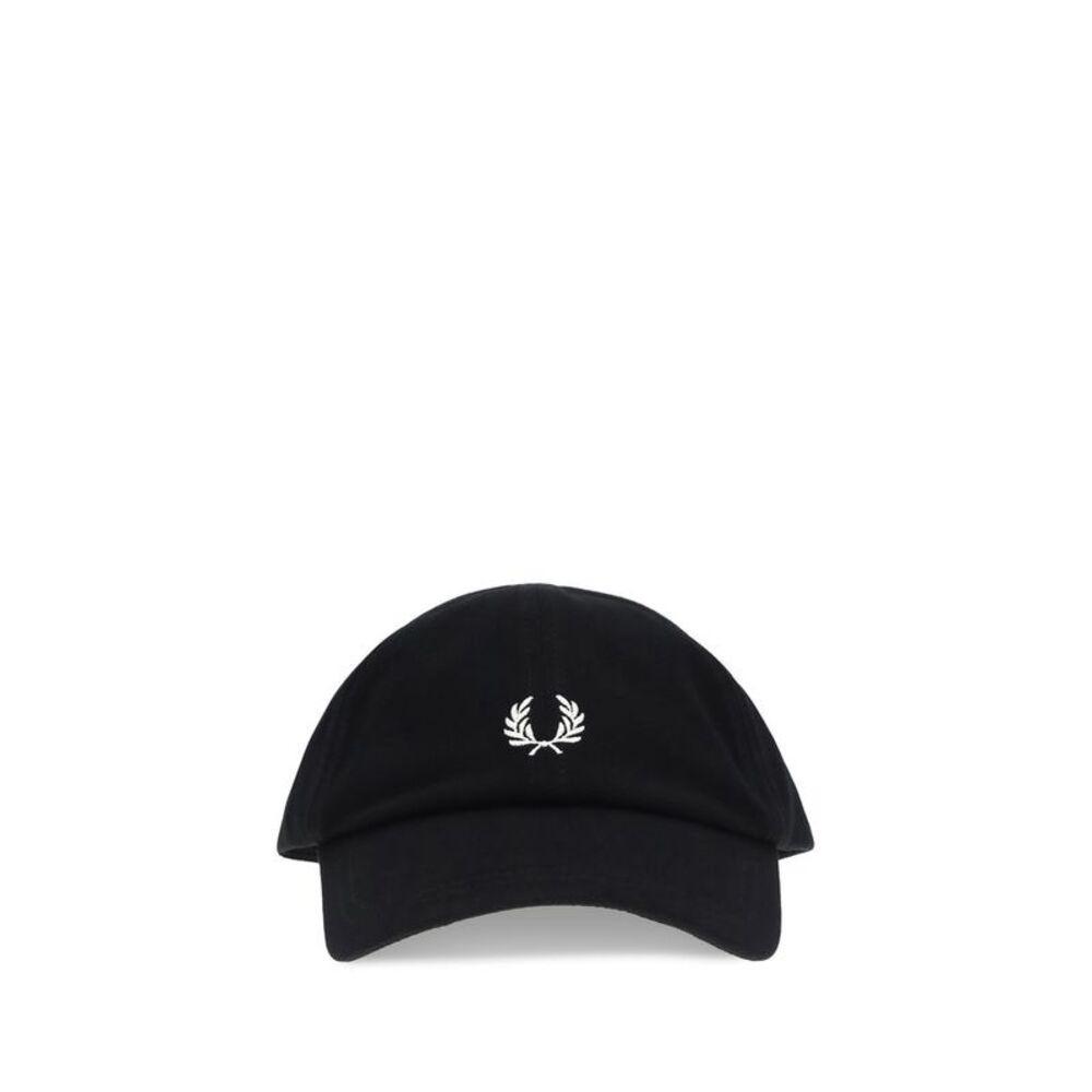 Fred Perry Black Cotton Cap (Baseball Men's Hat)